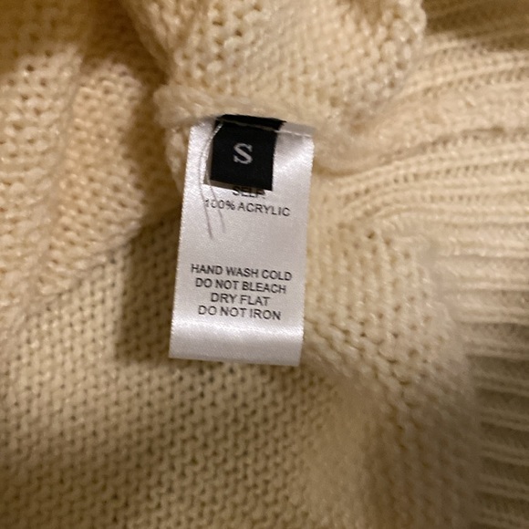 Jasper Corbell Off-the-Shoulder Cream Sweater - Picture 5 of 5